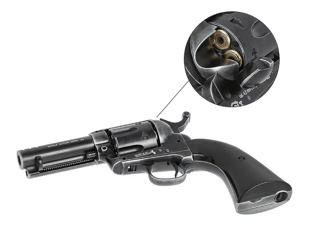 Револьвер пневматический Colt Single Action Army 45-3.5 custom shop edition Фото 3